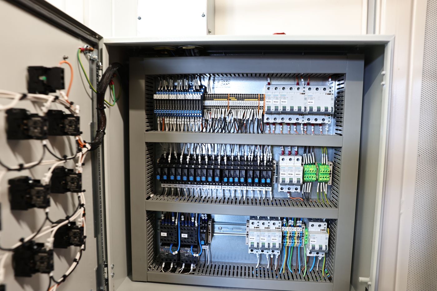 Control panel wiring