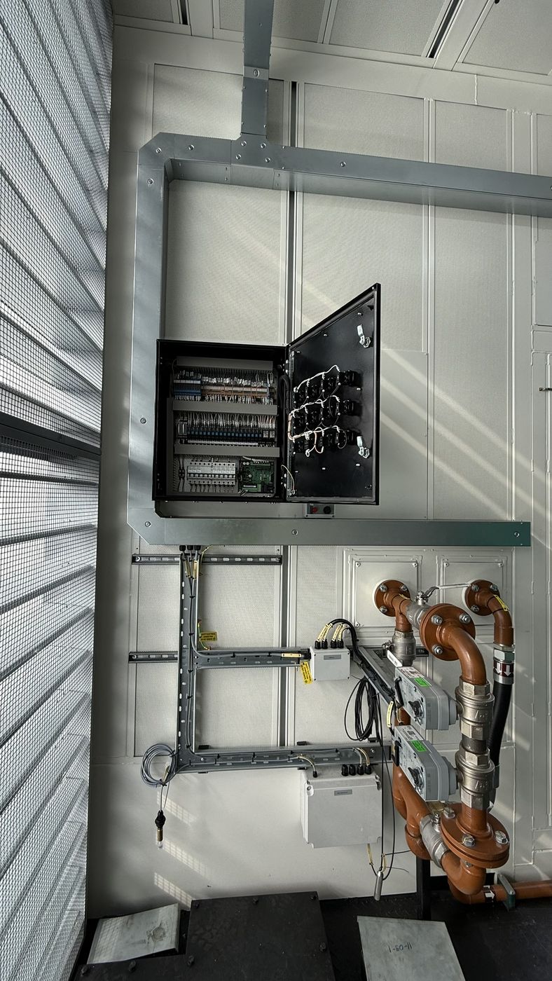 Control panel and plant wiring