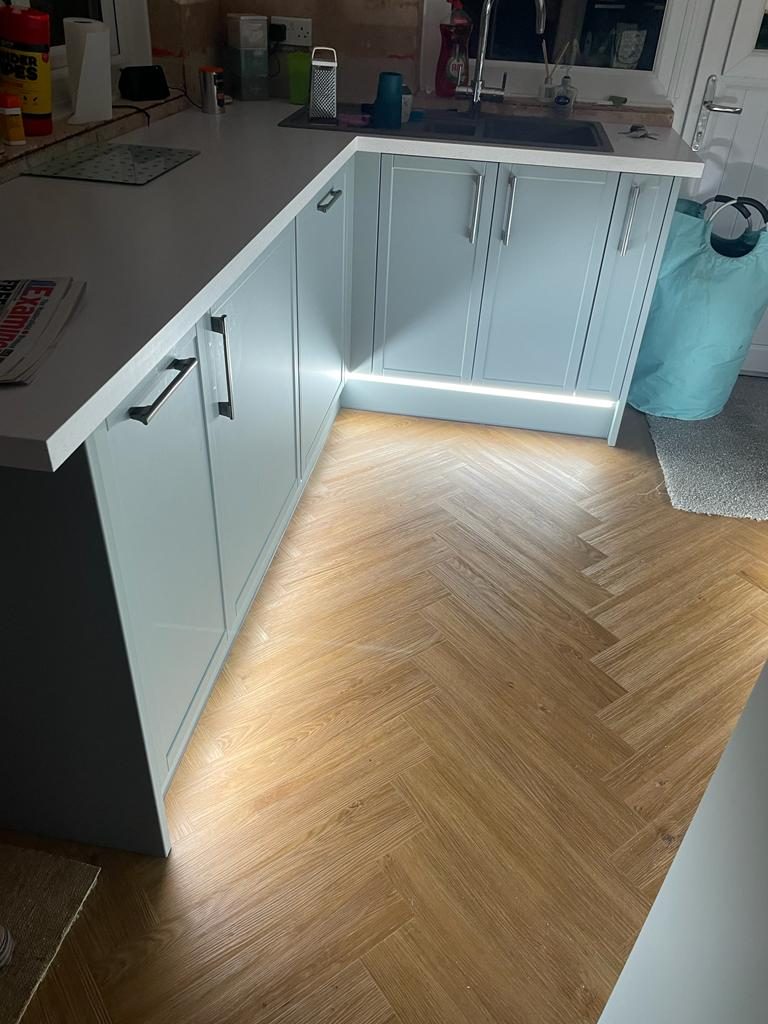 Kitchen LED plinth lighting